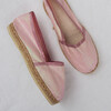 Espadrille enfant en paillettes rose