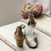 Sandale mariage paillettes femme