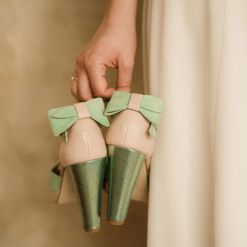 Chaussures de mariée colorées Chaussures de mariée colorées