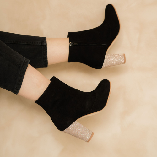 Les bottines à talons