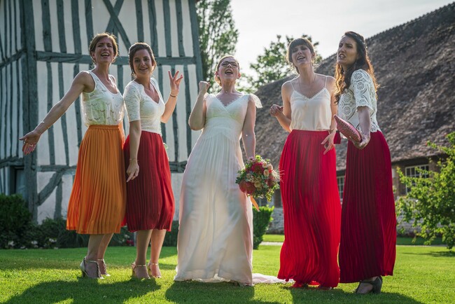 Mariage champêtre chaussures